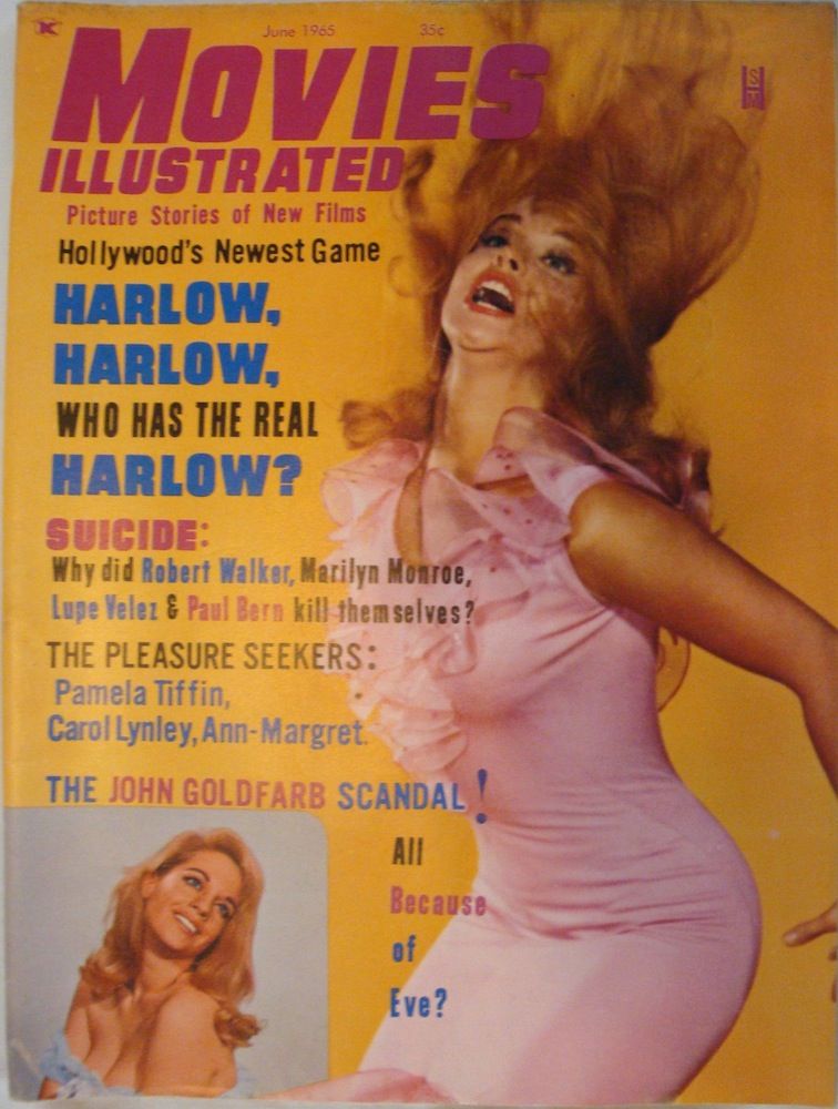 MOVIES ILLUSTRATED magazine side cover June 1965